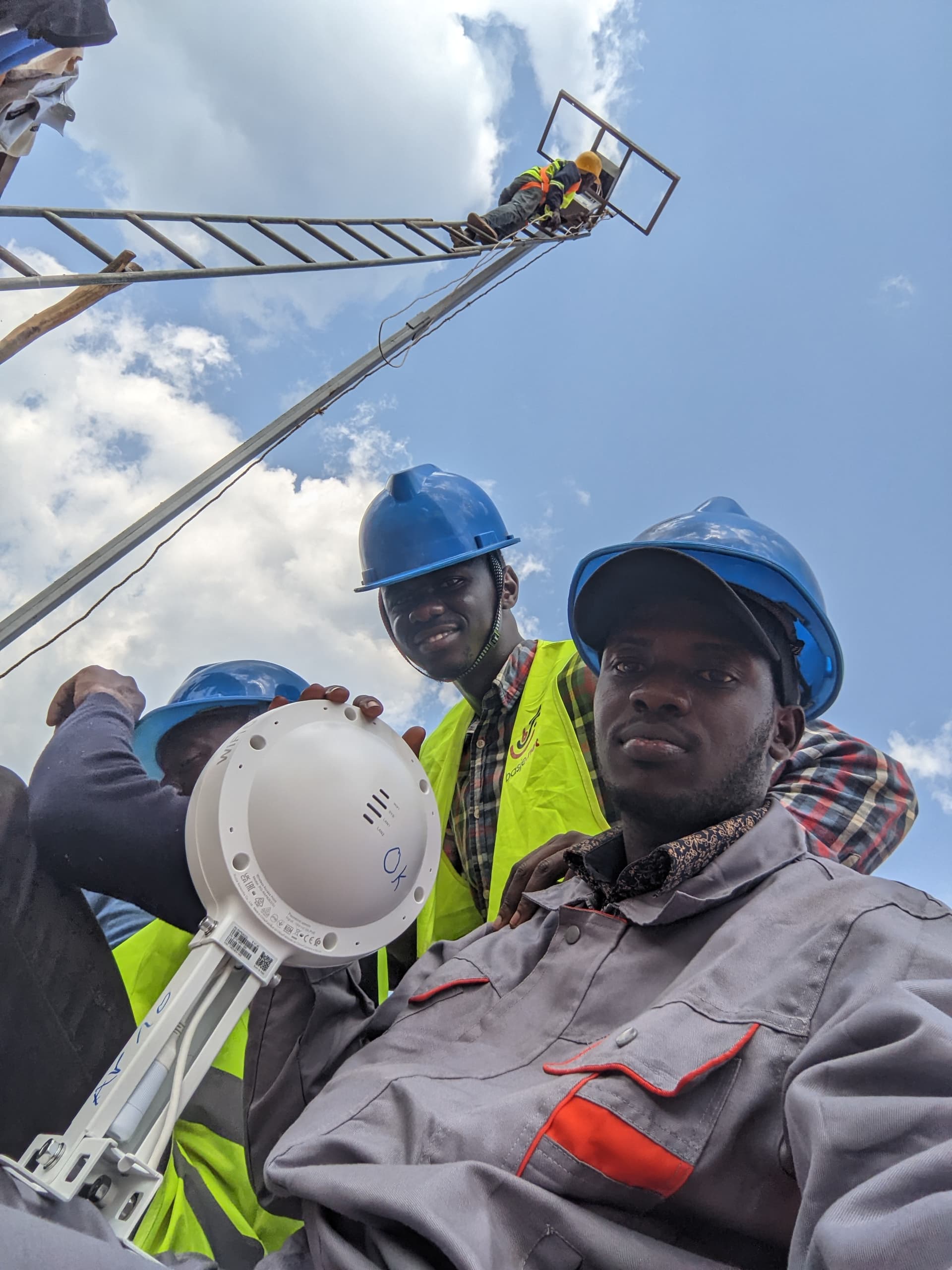 Installation antenne Starlink